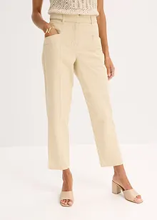 Pantalon en satin à jambes fuselées, bonprix