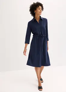 Robe-chemise en jersey milano, bonprix