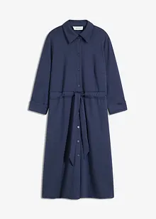 Robe-chemise en jersey milano, bonprix