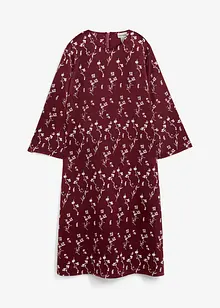 Robe midi florale 100% viscose, bonprix