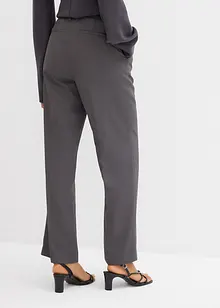 Pantalon à pinces, coupe légèrement barrel, bonprix