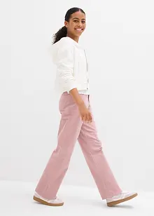 Sweat zippé à capuche 100% coton, bonprix