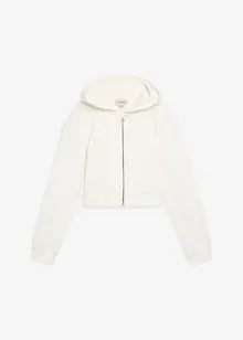 Sweat zippé à capuche 100% coton, bonprix