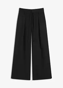 Pantalon à pinces et lien à nouer, bonprix