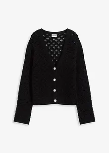 Gilet en maille ajourée, bonprix