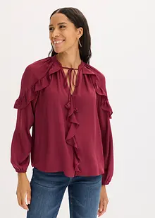 Blouse à volants, bonprix