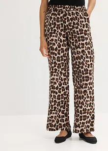 Pantalon palazzo en satin fluide, bonprix