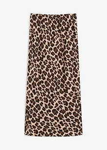 Jupe midi en satin fluide, bonprix