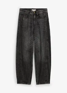 Jean balloon taille mi-haute, super doux, bonprix