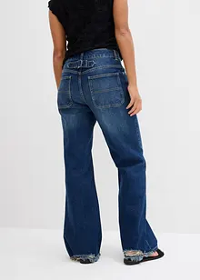 Jean droit, taille mi-haute, bonprix
