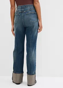 Jean droit, taille haute, bonprix