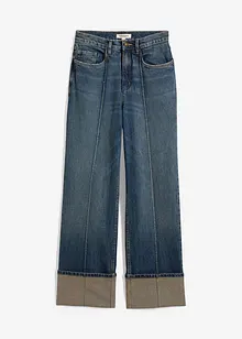Jean droit, taille haute, bonprix