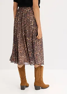 Jupe midi en mesh doux, bonprix