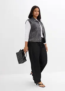 Gilet sans manches en jean, bonprix