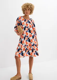 Robe-tunique en crêpe gaufré, bonprix