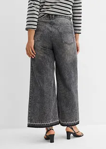Jean large taille haute, raccourci, bonprix