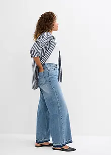 Jean large taille haute, raccourci, bonprix