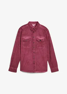 Chemise aspect délavé, 100% coton, bonprix