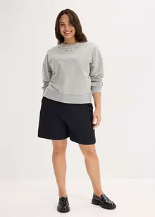 Sweat oversize avec détail strass, bonprix