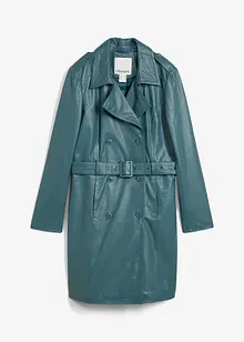 Trench-coat en cuir, bonprix