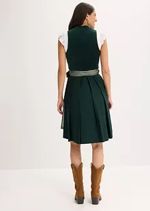 Dirndl avec velours en longueur midi (ens. 2 pces), bonprix
