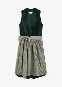 Dirndl avec velours en longueur midi (ens. 2 pces), bonprix