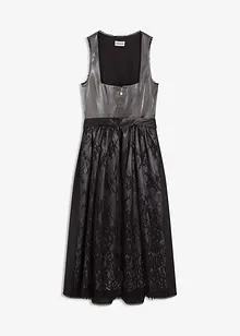 Dirndl avec velours en longueur midi (ens. 2 pces), bonprix