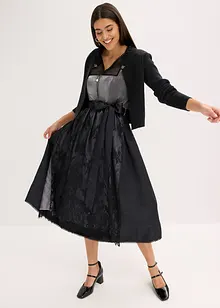 Dirndl avec velours en longueur midi (ens. 2 pces), bonprix