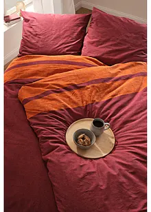 Parure de lit effet lin, bonprix
