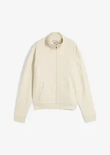 Sweat zippé 100% coton, bonprix
