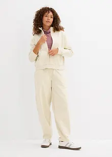 Sweat zippé 100% coton, bonprix