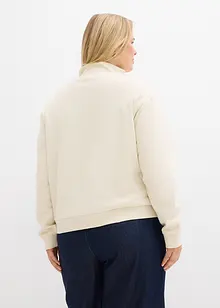 Sweat zippé 100% coton, bonprix