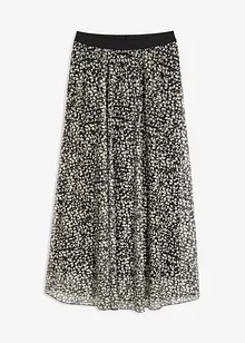 Jupe en jersey et mesh, bonprix