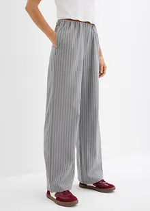 Pantalon taille extensible à jambes larges, bonprix