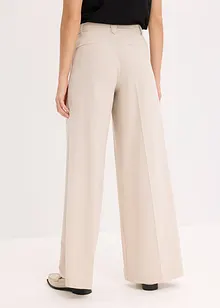 Pantalon à pinces en viscose mélangée, bonprix