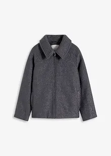 Blouson en maille bouclette douce, bonprix