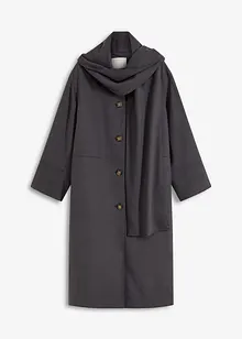 Manteau doux et oversize, viscose mélangée, bonprix