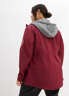Veste longue en softshell déperlant, style 2 en 1, bonprix