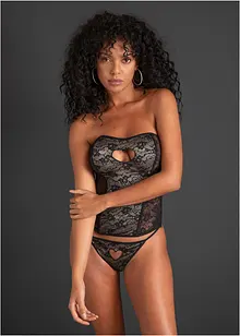 Guêpière et string (ens. 2 pces.), bonprix