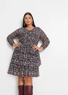Robe courte en mesh, bonprix