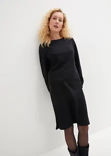 Robe en molleton avec manches ballon et fente, bonprix