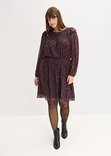 Robe en jersey mesh, bonprix