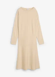 Robe midi en maille de viscose mélangée, bonprix