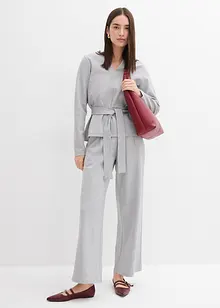 Pantalon large et décontracté en viscose majoritaire, bonprix