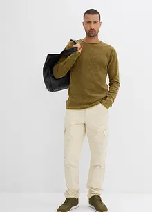 Pull aspect délavé, slim, bonprix
