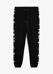 Pantalon de jogging avec empiècement, Regular, bonprix