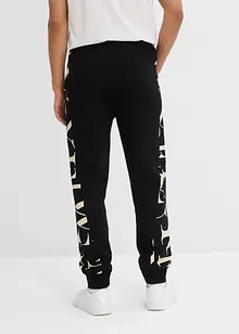 Pantalon de jogging avec empiècement, Regular, bonprix