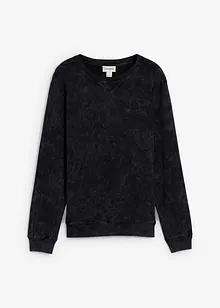 Sweat-shirt aspect délavé, 100% coton, bonprix