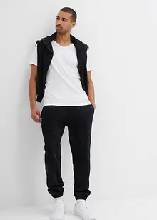 Pantalon de jogging aspect délavé 100% coton, loose, bonprix