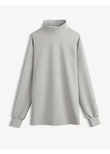 Sweat-shirt en néoprène à col montant, bonprix